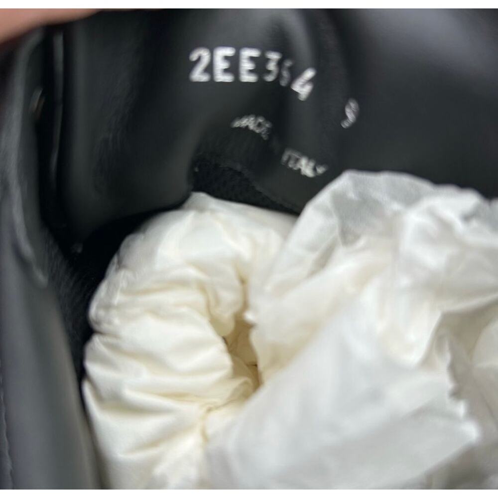 Men's Prada downtown patent leather triangle logo sneakers size 9, made in Italy - Picture 9 of 12